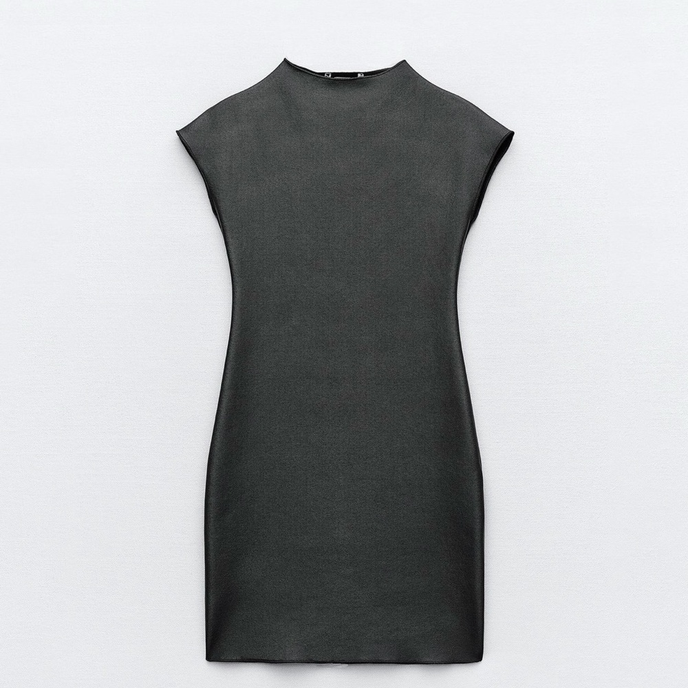 ZARA - SHORT STRETCH KNIT MINI DRESS